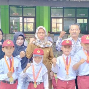 Empat Pelajar SDN 01 Raih Juara di Cabang Kejuaraan Karate Piala Dansat Bravo TNI AU