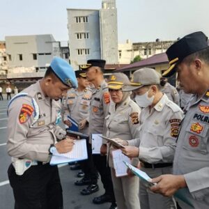 AKM Itwasda Polda Sumsel pimpin apel gabungan Satker