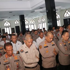 Polda Sumsel gelar shalat ghaib untuk Almarhum Kombes Pol Agung Marlianto