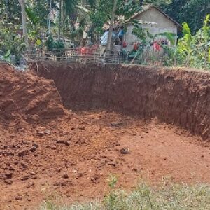 Anggaran 4 Miliyar lebih pembangunan insfratuktur HUNTAP di Desa Banyumekar- Labuan dipertanyakan peruntukannya