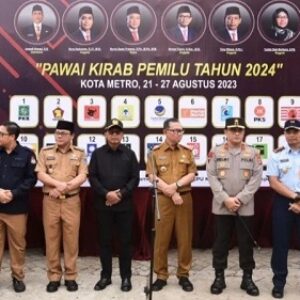 Kirab Pemilu 2024, Ketua DPRD Lampung Mingrum Gumay : pesta demokrasi yang jujur, adil dan berintegritas