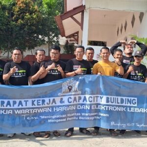 Jalin Silaturahmi, Pokja Wartawan Harian dan Elektronik Lebak Gelar Family Gathering