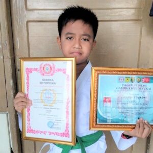 Abang Stallone, Siswa Kelas IVB SDN 01 Palabuhanratu raih Medali Perunggu kelas Kata Perorangan