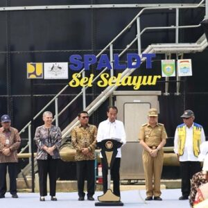 Tingkatkan Kesehatan Masyarakat dan Kualitas Lingkungan, Presiden Joko Widodo Resmikan Sistem Pengelolaan Air Limbah Domestik Kota Palembang
