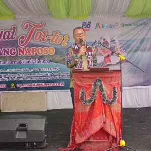 Bupati Toba ajak generasi muda berkreasi lewat budaya di acara Festival Tortor Gondang Naposo