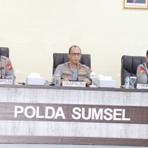 Kapolda Sumsel pimpin rapat anev Ops Stop Karhutla Musi