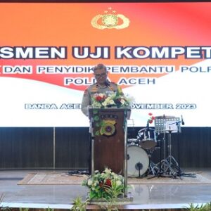 Wakapolda Aceh Buka Asesmen Uji Kompetensi Penyidik dan Penyidik Pembantu