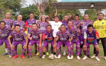 Tingkatkan Silaturahmi, H Maul Gelar Pertandingan Sepak Bola U-40