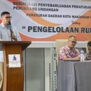 Anggota DPRD Kota Makassar, Andi Pahlevi Gelar Sosper kepemilikan Rumah kost ikuti Aturan Pemerintah