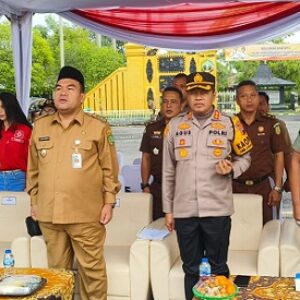 Kapolres Blora Hadiri Apel Siaga Pengawasan Pemilu Serentak Tahun 2024