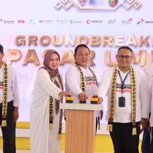 Ground Breaking Pembangunan  Pasar UMKM, Gubernur Lampung berharap peranan besar mendorong pertumbuhan ekonomi di Lampung