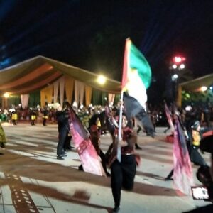 Bendera Palestina berkibar di Acara kebudayaan PKA ke-8 Aceh