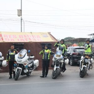 Dipimpin Kapolres, Polwan Polres Blora patroli gunakan Moge ke Perbatasan Cepu – Jawa Timur
