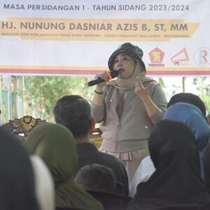 Legislator kota Makassar Nunung Dasniar Akhiri Reses Pertamanya Tahun Sidang 2023/2024