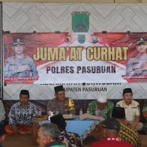 Temukan Problem Solving, Polres Pasuruan Gelar Jum’at Curhat Bersama Masyarakat