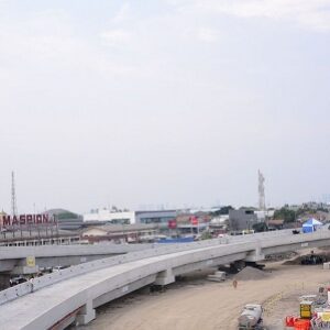 Tinjau Pembangunan Fly Over Juanda di Jawa Timur, Basuki: Tambahkan Penghijauan