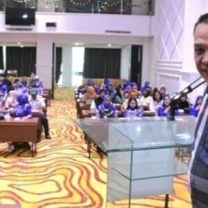 Anggota DPRD Makassar, Hasanuddin Leo melakukan sosialisasi Perda Penyelenggaraan Pendidikan