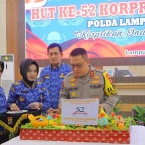 Peringati HUT Korpri ke 52, Kapolda Lampung minta ASN Jaga Netralitas Jelang Pemilu 2024