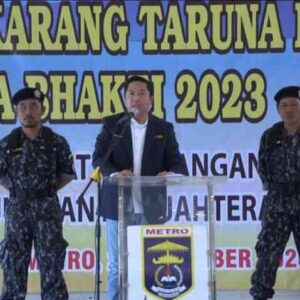 Selamat, Welli Adiwantra Resmi Dikukuhkan Menjadi Ketua Karang Taruna Kota Metro