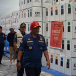 Wujudkan Pemilu Damai, Kadis Damkar Makassar Tinjau Sistem Proteksi Kebakaran Gudang Logistik Pemilu
