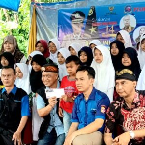 Ketum Gernas GNPP Prabowo-Gibran Bersama Media Lintas Pena Gelar Santunan Anak Yatim