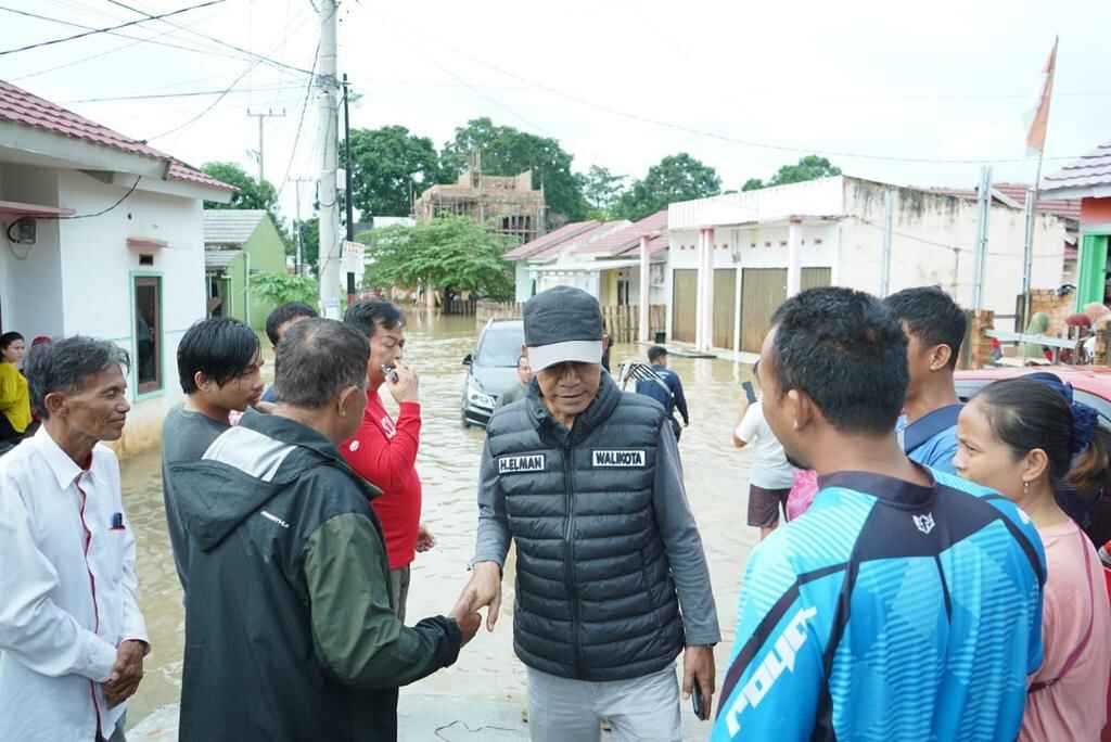 Kota Prabumulih Dilanda Banjir, Pj Wali Kota Terjun Langsung ke Lokasi Terdampak