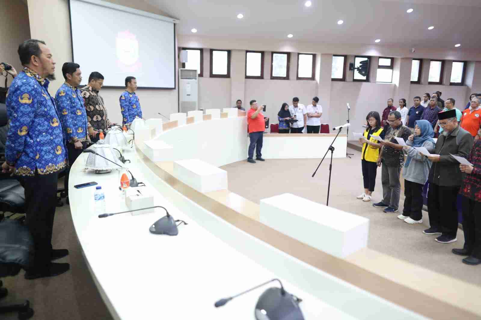 PJ Sekda Saksikan 108 Orang Peserta Lakukan Deklarasi Damai PGI ke 38, Inginkan Pemilu Bermartabat