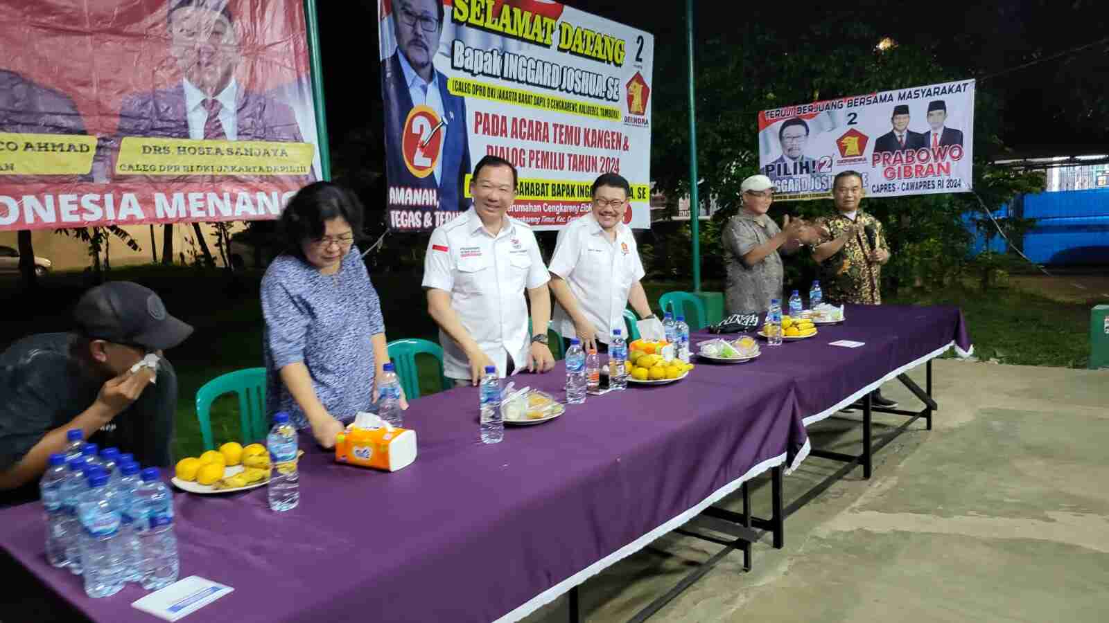 Temu Kangen dengan Warga Cengkareng Timur, Caleg Partai Gerindra Hosea Sanjaya dan Inggard Joshua Gelar Dialog Pemilu 2024