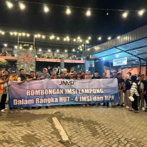 Hadiri HUT JMSI dan HPN, JMSI Lampung Bertolak Ke Jakarta