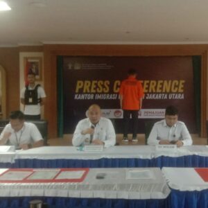 Kantor Imigrasi Kelas I TPI Jakarta Utara Berhasil Mengamankan 1 WN Tiongkok DPO Kepolisian RRT
