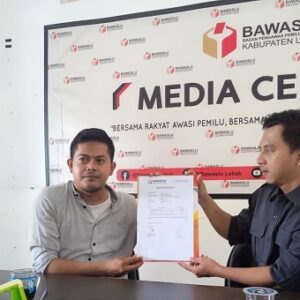 Resmi dilaporkan ke sentra Gakkumdu PPK dan Panwas kecamatan Gunungkencana