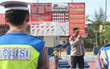 Cek Personel Pam TPS, Kapolres Aceh Selatan ingatkan netralitas dan profesionalisme