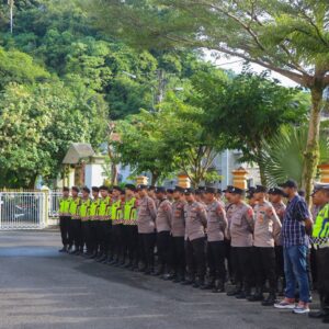 Kapolres Aceh Selatan pimpin apel gabungan pengamanan Pleno tingkat Kabupaten