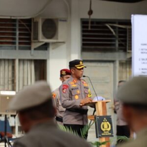 Kapolres Aceh Selatan Pimpin Apel Gelar Pasukan Operasi Keselamatan Lalulintas Tahun 2024
