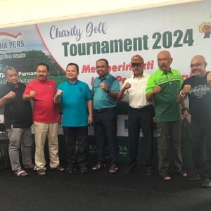 Meriahkan Hari Pers Nasional 2024, Zona Pers gelar Tournament Golf Charity