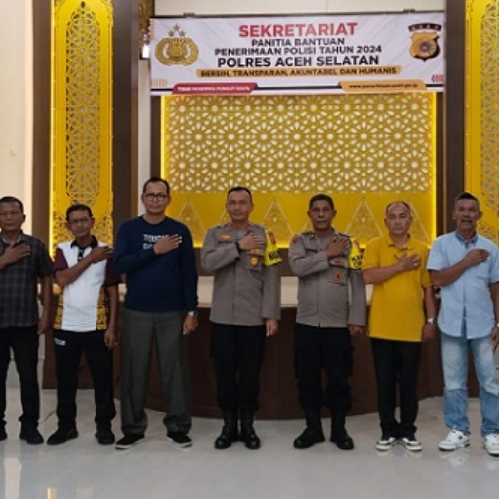 Dari 184 Pendaftar, 65 Tidak Memenuhi Syarat, Pabanrim Polres Aceh Selatan Tutup Penerimaan Polri