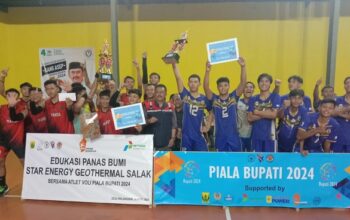 Kehadiran Kang Asep Japar Semarakkan Final Piala Bupati Volley Ball Competition 2024
