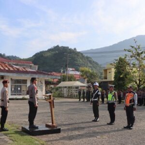 Kapolres Aceh Selatan Pimpin Apel Gelar Pasukan Ops Ketupat Seulawah 2024