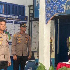 Beri Motivasi Personel, Kapolres Aceh Selatan Kunjungi Pos Yan Operasi Ketupat Seulawah 2024