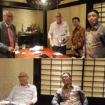 Panglima LP2KP Haris RN silahturahmi dengan tokoh Sulut Glen Kairupan dan Prof Dr OC Kaligis