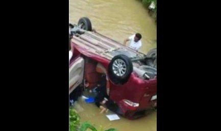 Mobil Mantan Wakapolres Konawe Terjun Bebas dari Parkiran Polda Sultra, Rem Blong Jadi Biang Keladi!