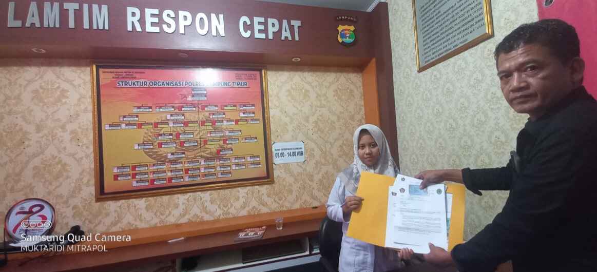 Diduga Korupsi Dana BOS, Kepsek SMAN 1 Way Jepara Lamtim Dilaporkan Polisi