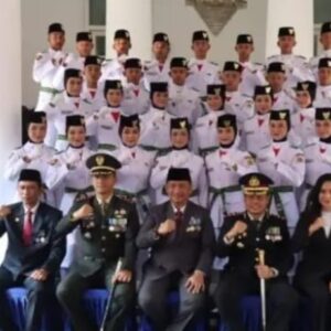 Kapolres Lebak Hadiri Pengukuhan Paskibraka Kabupaten Lebak di Pendopo