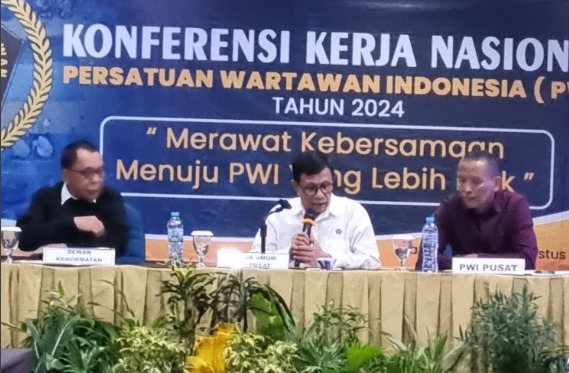 Konkernas 2024 Resmi Dibuka, Ketum PWI Pusat Tegaskan Tidak Ada Dualisme di Organisasi