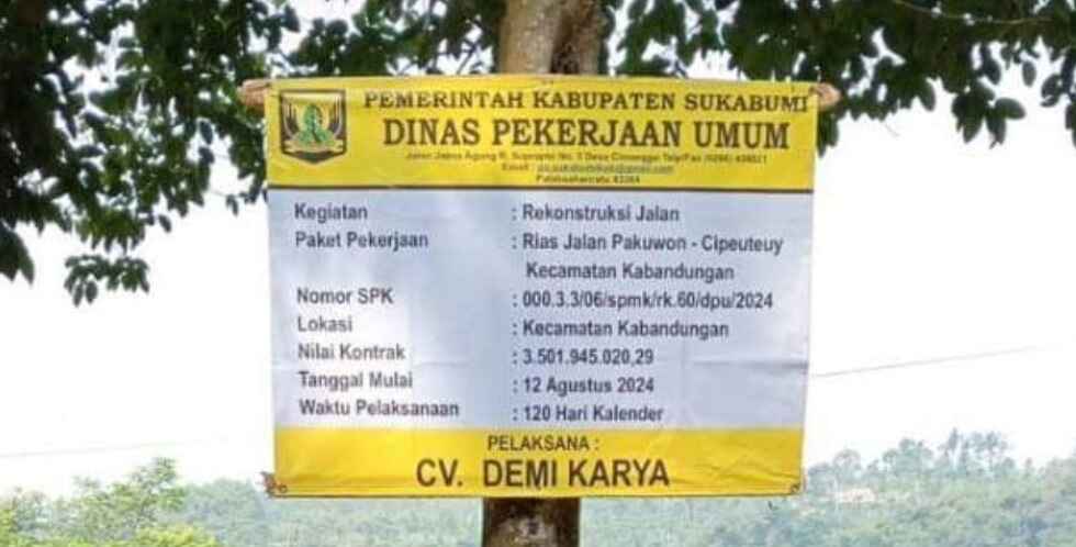 Pembangunan Jalan Pakuwon-Cipeuteuy Hadiah Istimewa HUT RI ke-79 untuk Warga Kecamatan Kabandungan