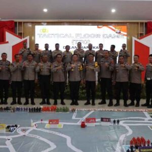 Polres Kutai Timur Gelar Tactical Floor Game: Siap Amankan Pilkada 2024