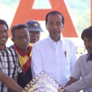 Presiden Jokowi Resmikan Bendungan Margatiga di Lampung Timur