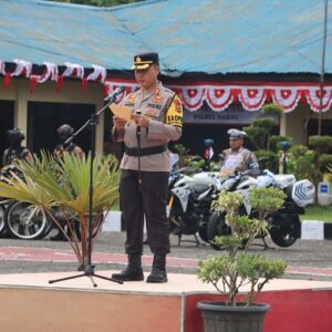 Siapkan Pengamanan Pilkada Serentak, Polres Nabire Gelar Apel Pasukan Operasi Mantap Praja Cartenz-2024 