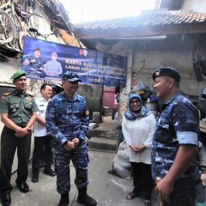 Wujud Nyata Kepedulian, Lanud Husein Sastranegara Gelar Bakti Sosial Bangun MCK