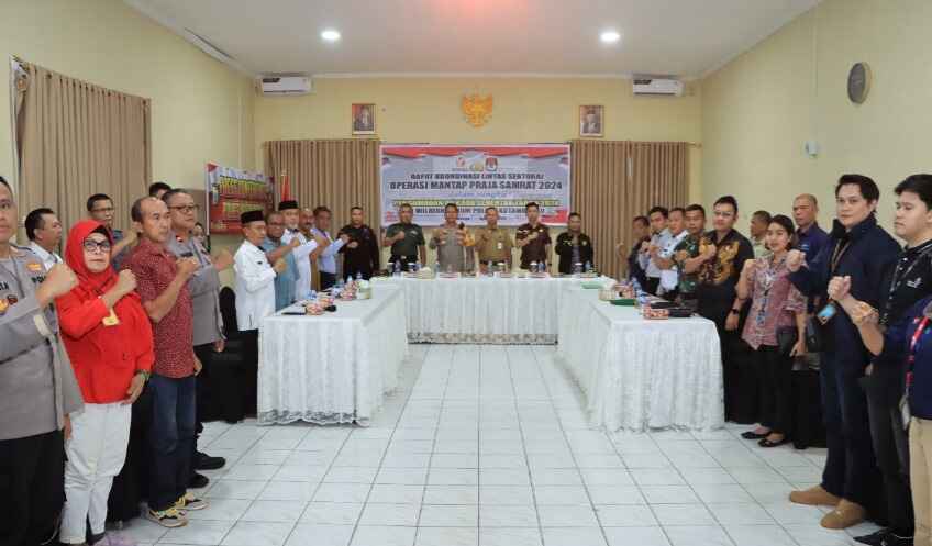 Wujudkan Pilkada Damai, Polres Kotamobagu Gelar Rakor Lintas Sektoral Operasi Mantap Praja Samrat 2024